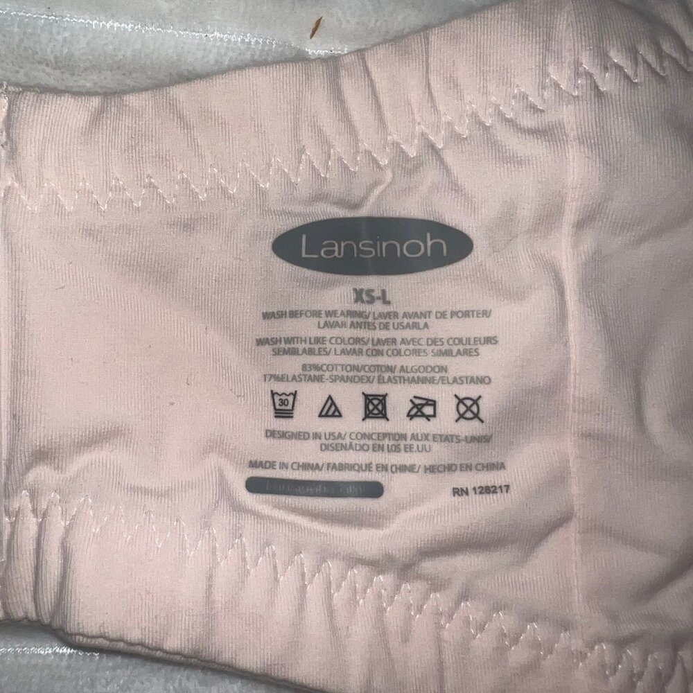 NWT Lansinoh Hand-Free Wireless Pumping Nursing Bra | XS-L | Light Pink - Picture 3 of 4
